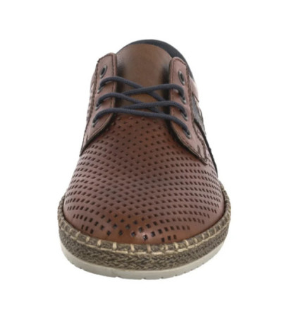 Rieker Brązowe Ażurowe B5214-24 Brown (RI247-a) batai