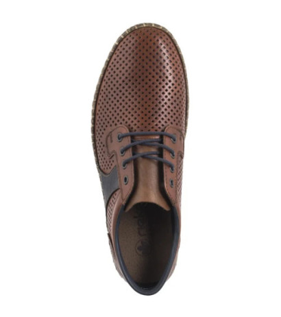 Rieker Brązowe Ażurowe B5214-24 Brown (RI247-a) batai