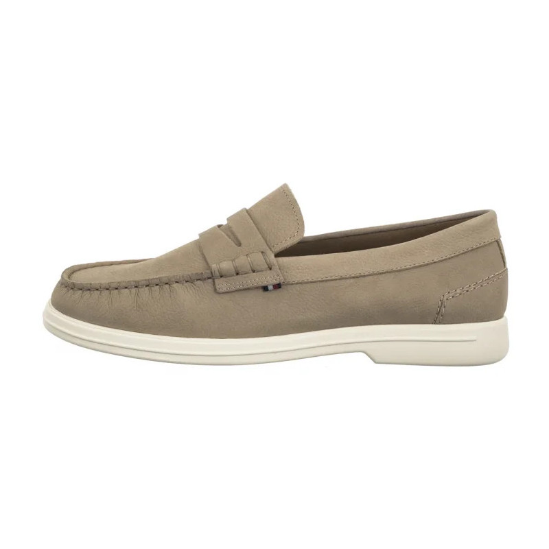 Tommy Hilfiger Tommy Hilfiger Nubuck P Loafer Beige FM0FM05350 AEG (TH1312-a) batai