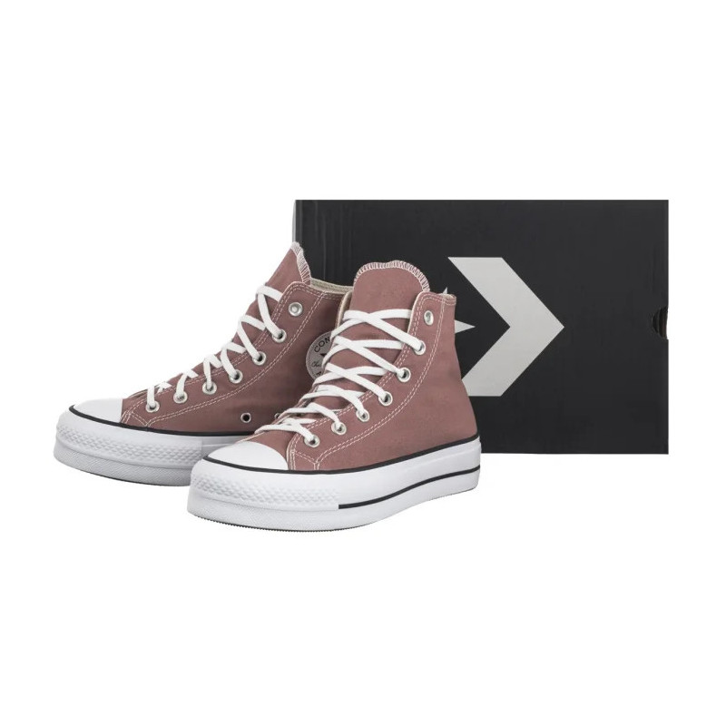 Converse CTAS Lift Hi Light Saddle/Natural Ivory A10645C (CO596-f) bateliai