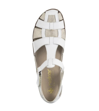 Rieker Białe 45869-81 White Combination (RI165-b) sandalai
