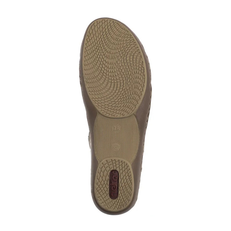 Rieker Białe 45869-81 White Combination (RI165-b) sandalai