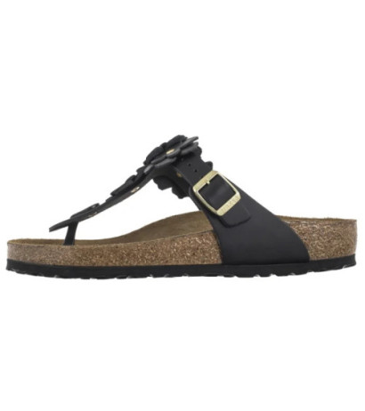 Birkenstock Gizeh Flower Embellishment Black 1026693 (BK294-a) šlepetės