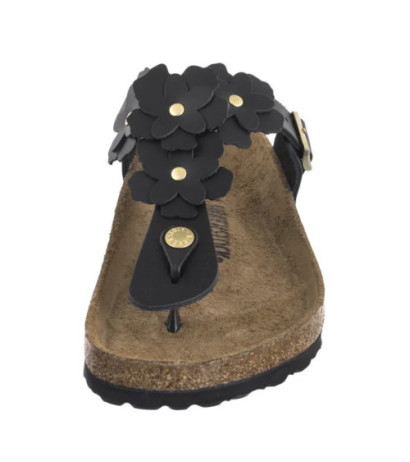 Birkenstock Gizeh Flower Embellishment Black 1026693 (BK294-a) šlepetės
