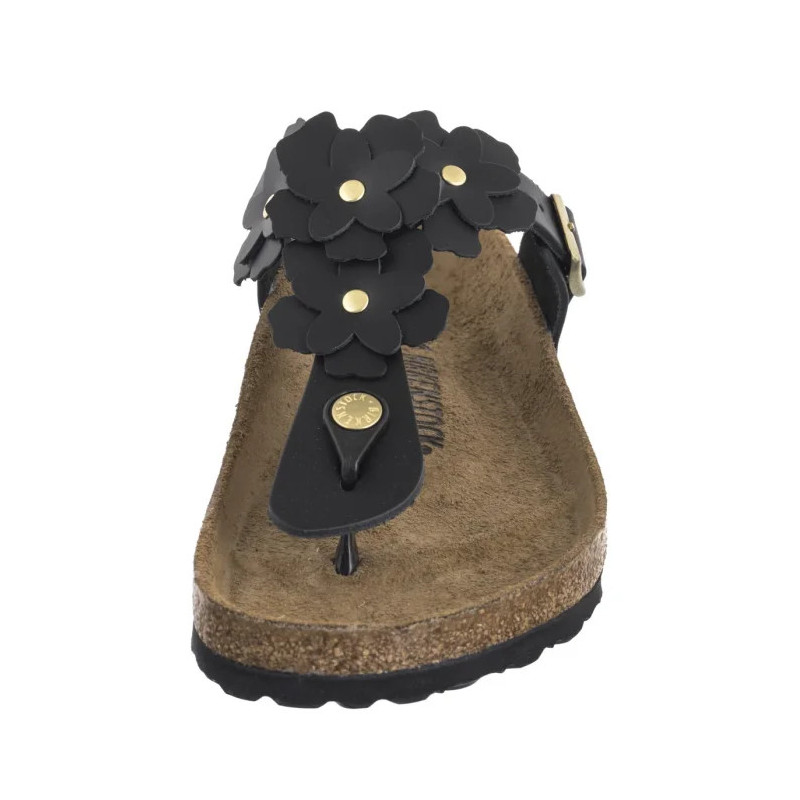 Birkenstock Gizeh Flower Embellishment Black 1026693 (BK294-a) šlepetės