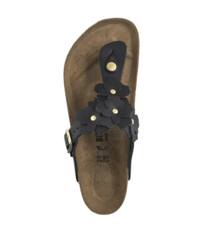 Birkenstock Gizeh Flower Embellishment Black 1026693 (BK294-a) šlepetės