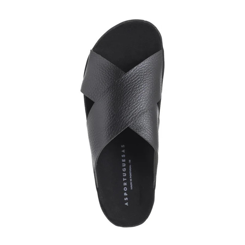 Asportuguesas Cross L Eco Leat Black P018276000 (AP16-a) Moteriški batai/šlepetės
