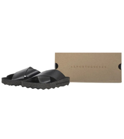 Asportuguesas Cross L Eco Leat Black P018276000 (AP16-a) Moteriški batai/šlepetės