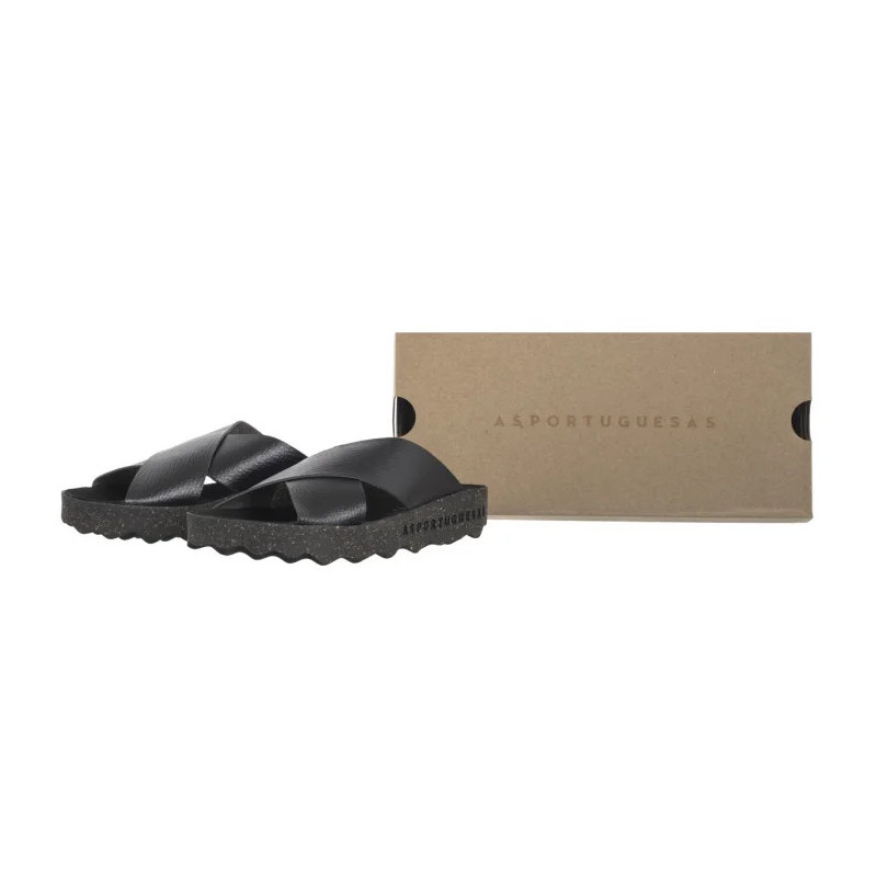 Asportuguesas Cross L Eco Leat Black P018276000 (AP16-a) Moteriški batai/šlepetės