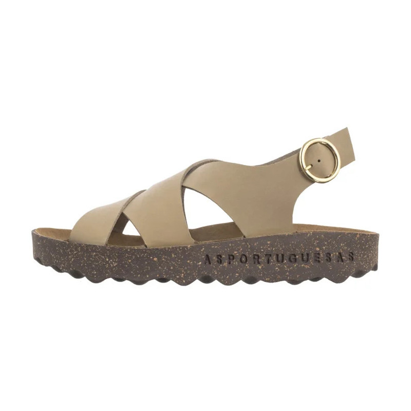 Asportuguesas Cusk L Eco Nubu Beige P018278001 (AP17-a) sandalai