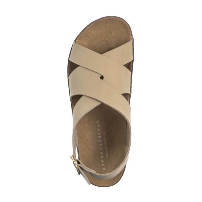 Asportuguesas Cusk L Eco Nubu Beige P018278001 (AP17-a) sandalai