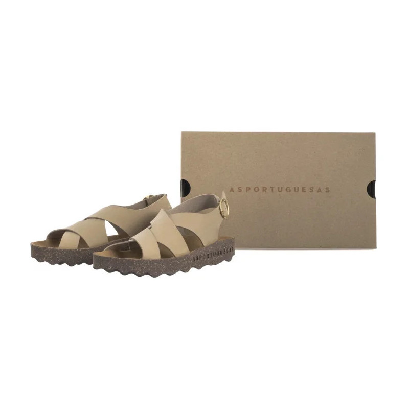 Asportuguesas Cusk L Eco Nubu Beige P018278001 (AP17-a) sandalai