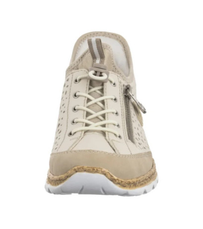 Rieker Beżowe N42V3-60 Beige (RI248-a) batai