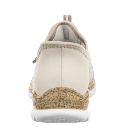 Rieker Beżowe N42V3-60 Beige (RI248-a) batai