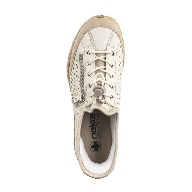 Rieker Beżowe N42V3-60 Beige (RI248-a) batai