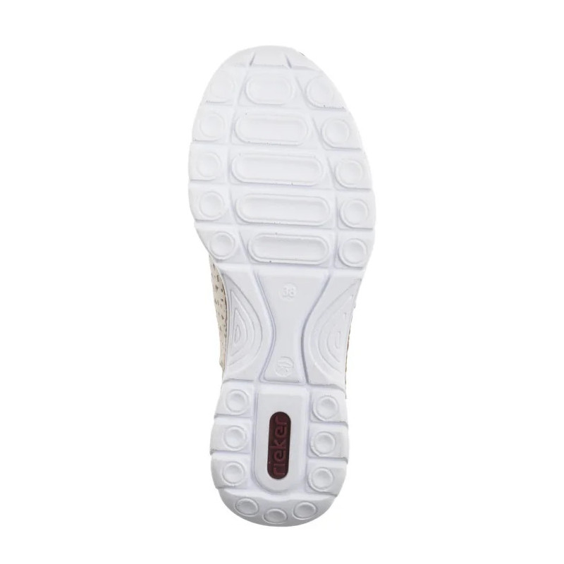 Rieker Beżowe N42V3-60 Beige (RI248-a) batai