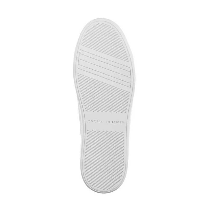 Tommy Hilfiger Platform Court Sneaker Metallics White FW0FW08648 YBS (TH1313-a) bateliai