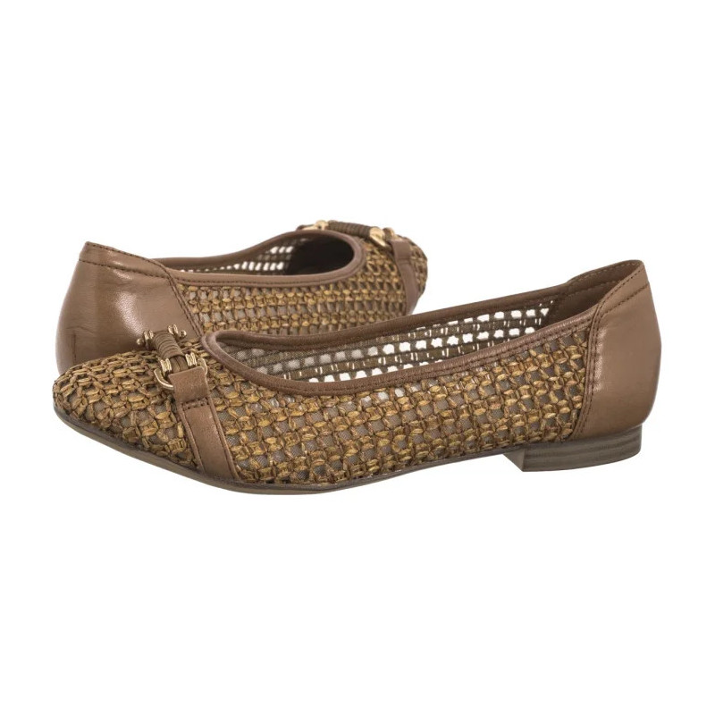 Tamaris Brązowe 1-22138-44 Cognac (TM529-a) bateliai