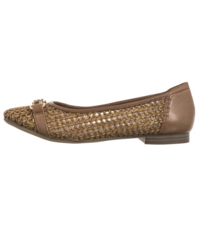Tamaris Brązowe 1-22138-44 Cognac (TM529-a) bateliai