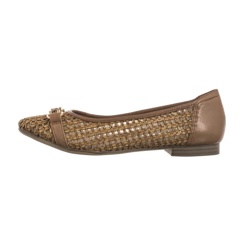 Tamaris Brązowe 1-22138-44 Cognac (TM529-a) bateliai