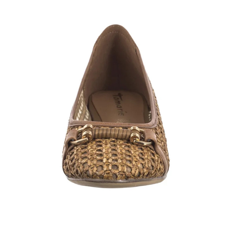 Tamaris Brązowe 1-22138-44 Cognac (TM529-a) bateliai
