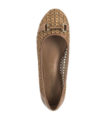 Tamaris Brązowe 1-22138-44 Cognac (TM529-a) bateliai