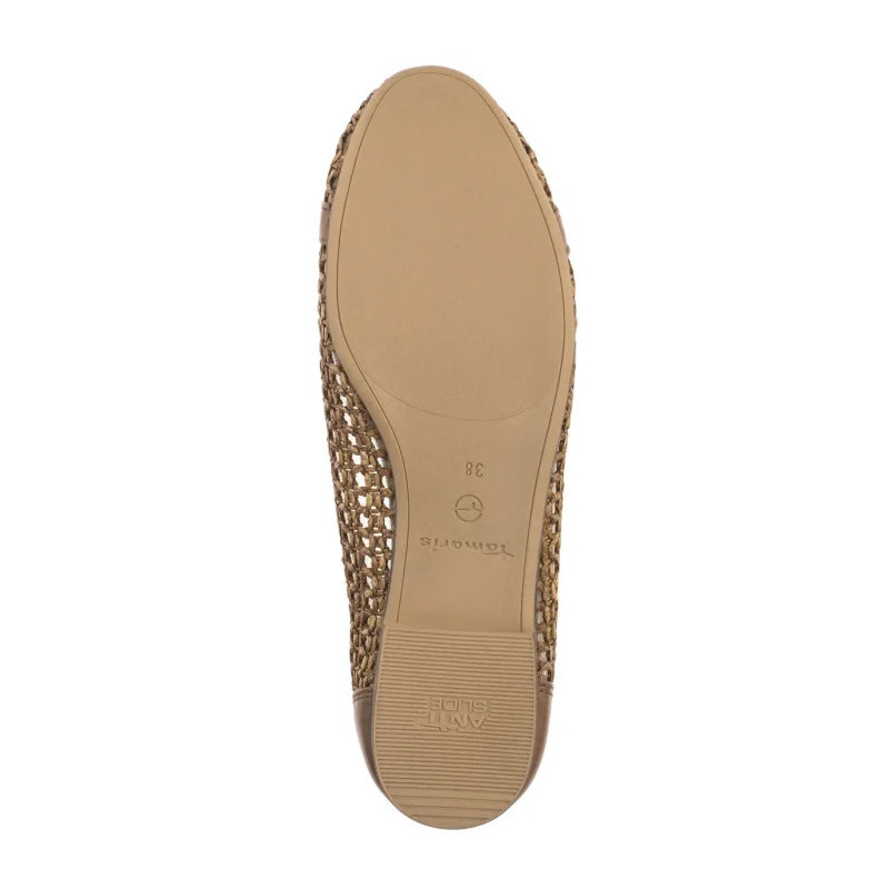 Tamaris Brązowe 1-22138-44 Cognac (TM529-a) bateliai