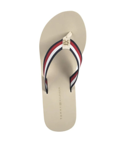 Tommy Hilfiger TH Corporate Wedge Beach Sandal Muslin FW0FW08520 ACJ (TH1314-a) šlepetės