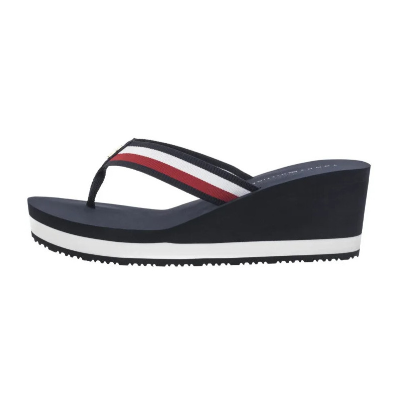 Tommy Hilfiger TH Corporate Wedge Beach Sandal Space Blue FW0FW08520 DW6 (TH1314-b) šlepetės