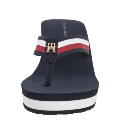 Tommy Hilfiger TH Corporate Wedge Beach Sandal Space Blue FW0FW08520 DW6 (TH1314-b) šlepetės