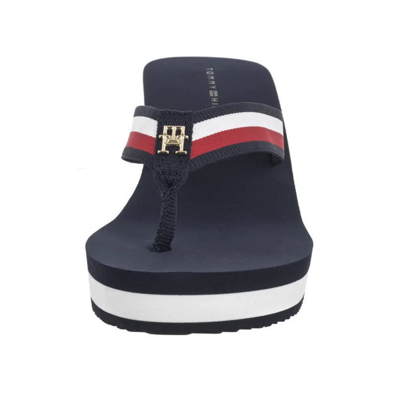 Tommy Hilfiger TH Corporate Wedge Beach Sandal Space Blue FW0FW08520 DW6 (TH1314-b) šlepetės