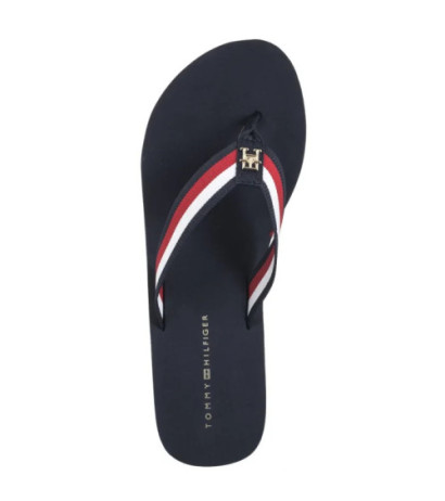 Tommy Hilfiger TH Corporate Wedge Beach Sandal Space Blue FW0FW08520 DW6 (TH1314-b) šlepetės