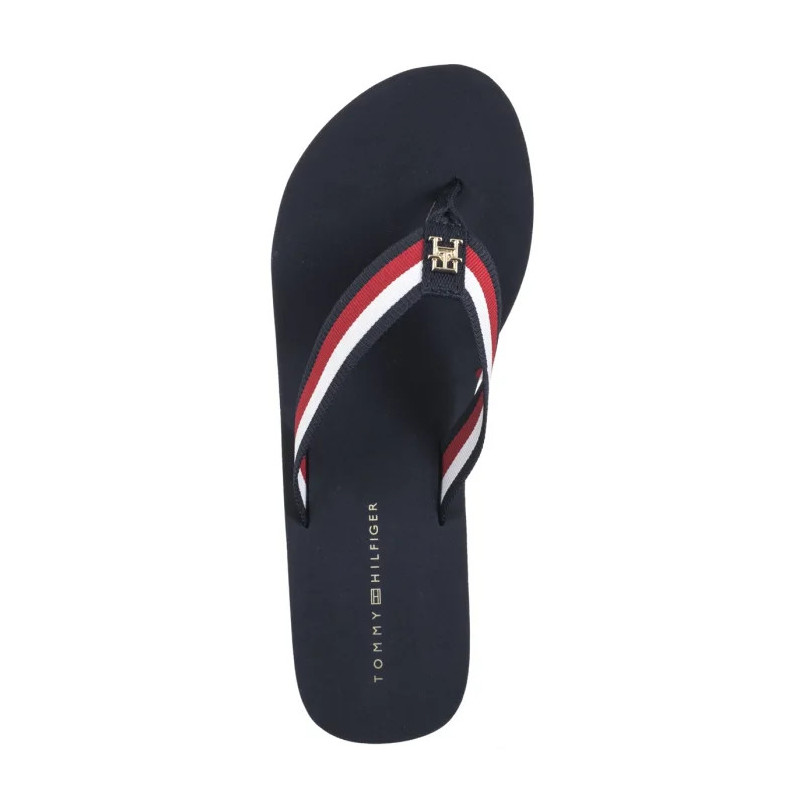 Tommy Hilfiger TH Corporate Wedge Beach Sandal Space Blue FW0FW08520 DW6 (TH1314-b) šlepetės