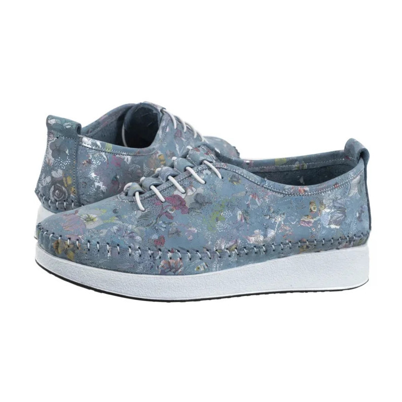 Venezia Niebieskie w Kwiaty E149NUBUOSP029 (VE834-a) batai