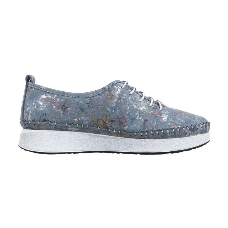 Venezia Niebieskie w Kwiaty E149NUBUOSP029 (VE834-a) batai