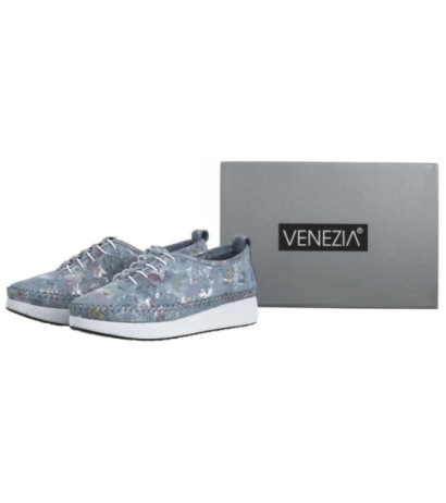 Venezia Niebieskie w Kwiaty E149NUBUOSP029 (VE834-a) batai