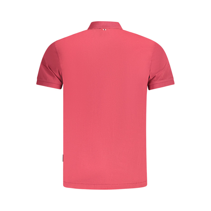 Napapijri polo marškinėliai NP0A4GB4ELBASJERSEY Raudona