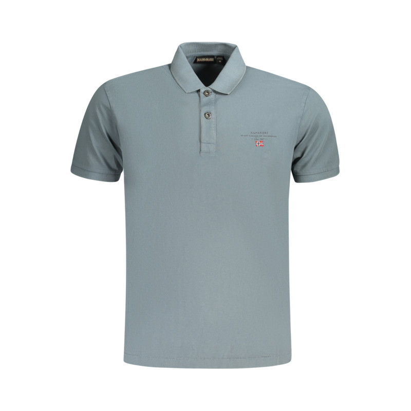 Napapijri polo marškinėliai NP0A4GB4ELBASJERSEY Pilka