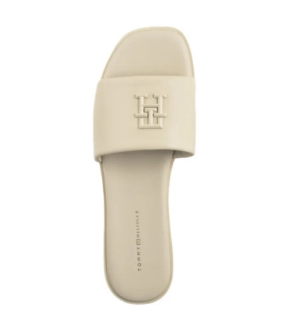 Tommy Hilfiger TH Logo Hardware Leather Mule Muslin FW0FW08806 ACJ (TH1320-a) Moteriški batai/šlepetės