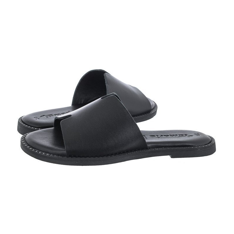 Tamaris Czarne 1-27135-42 001 Black (TM484-a) Moteriški batai/šlepetės