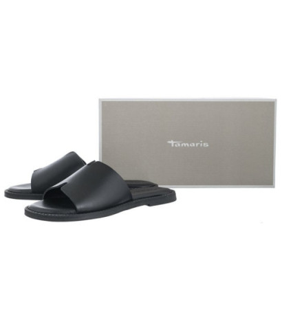 Tamaris Czarne 1-27135-42 001 Black (TM484-a) Moteriški batai/šlepetės