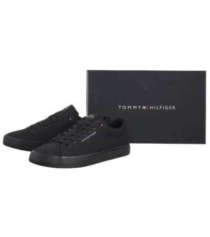 Tommy Hilfiger TH Hi Vulc Low Core Canvas Black FM0FM05396 BDS (TH1319-b) sportiniai bateliai 