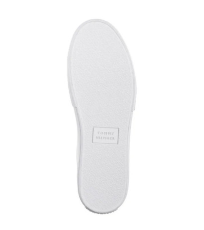 Tommy Hilfiger TH Hi Vulc Street Lth Patch White/Desert Sky FM0FM05312 0K5 (TH1326-a) sportiniai bateliai 
