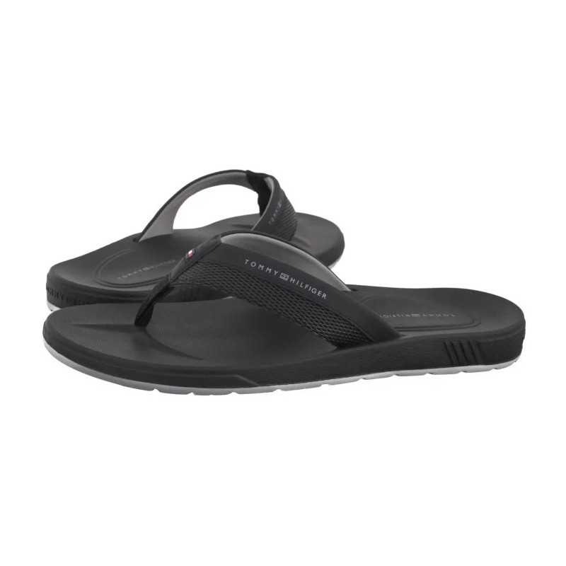 Tommy Hilfiger Molded Hilfiger Beach Sandal Black FM0FM05361 BDS (TH1334-b) batai