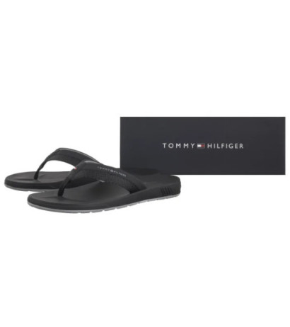 Tommy Hilfiger Molded Hilfiger Beach Sandal Black FM0FM05361 BDS (TH1334-b) batai