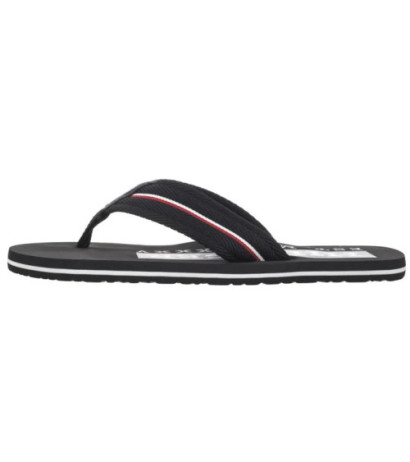 Tommy Hilfiger Corporate Hilfiger Beach Sandal Black FM0FM05436 BDS (TH1321-b) batai