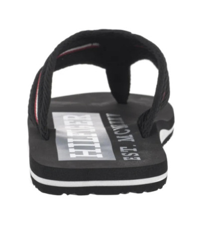 Tommy Hilfiger Corporate Hilfiger Beach Sandal Black FM0FM05436 BDS (TH1321-b) batai