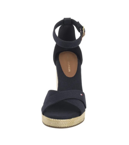 Tommy Hilfiger Flag High Wedge Espad Crisscross Space Blue FW0FW08661 DW6 (TH1329-a) batai
