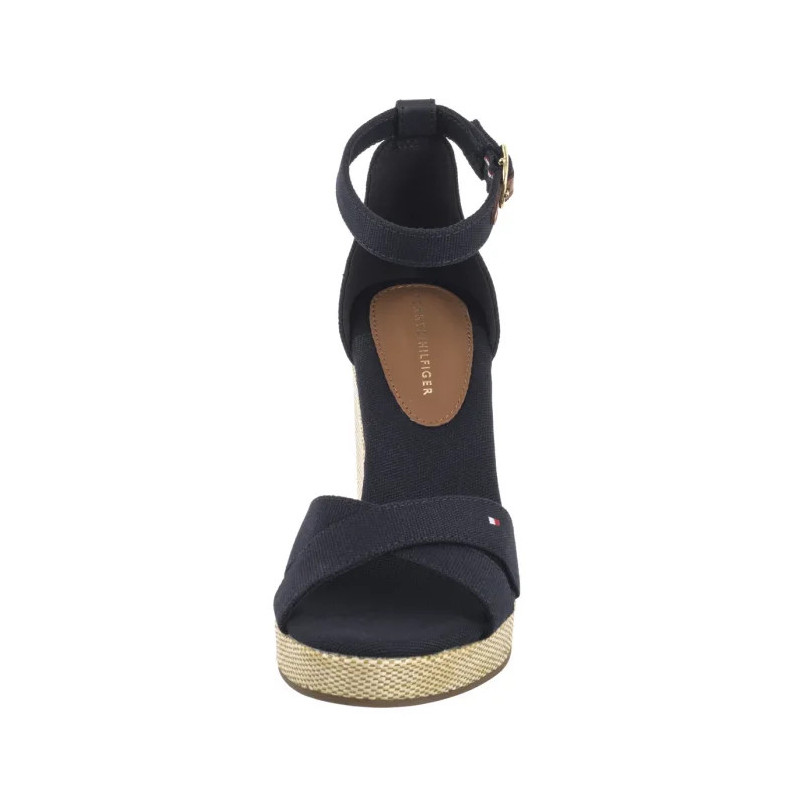 Tommy Hilfiger Flag High Wedge Espad Crisscross Space Blue FW0FW08661 DW6 (TH1329-a) batai