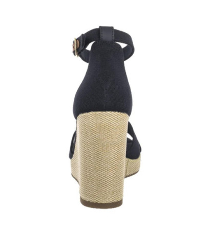 Tommy Hilfiger Flag High Wedge Espad Crisscross Space Blue FW0FW08661 DW6 (TH1329-a) batai
